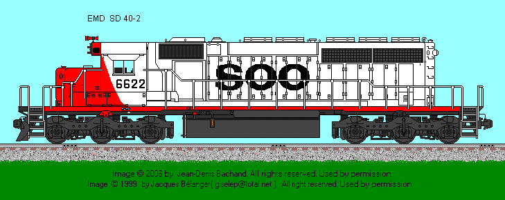 EMD SD40 and SD40-2 Locomotives